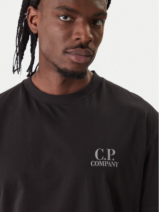 C.P. Company C.P. Company T-Shirt 20CMTS086A005100W Černá Regular Fit