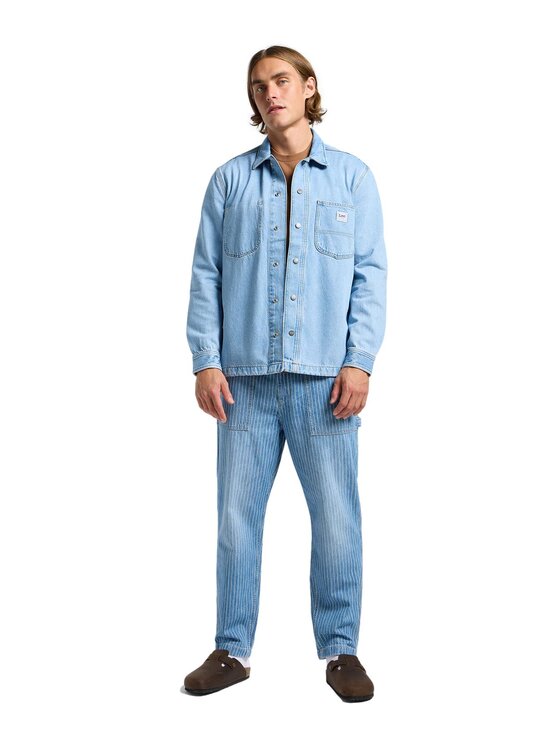 Lee Lee Koszula jeansowa 112364145 Niebieski Relaxed Fit