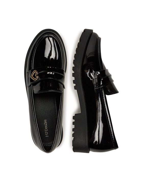 DeeZee DeeZee Loafers HXG2108-89 Čierna