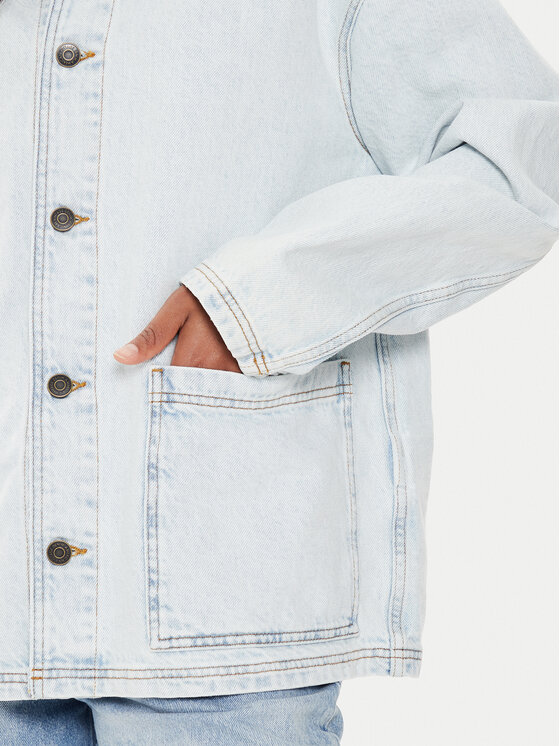 American Vintage American Vintage Τζιν μπουφάν Joybird JOY16IE24 Μπλε Relaxed Fit