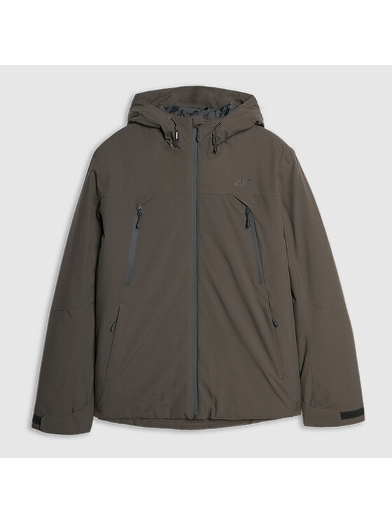 4F 4F Giacca di transizione 4FWAW25TTJAM0883-043S Cachi Regular Fit