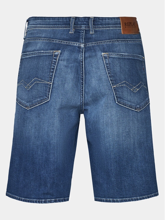 REPLAY Replay Pantaloni scurți de blugi M1072 .000.573 Albastru Regular Fit
