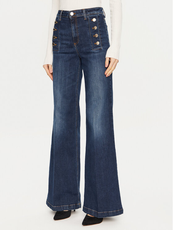 ViCOLO ViCOLO Jeans hlače DS0009 Mornarsko modra Regular Fit