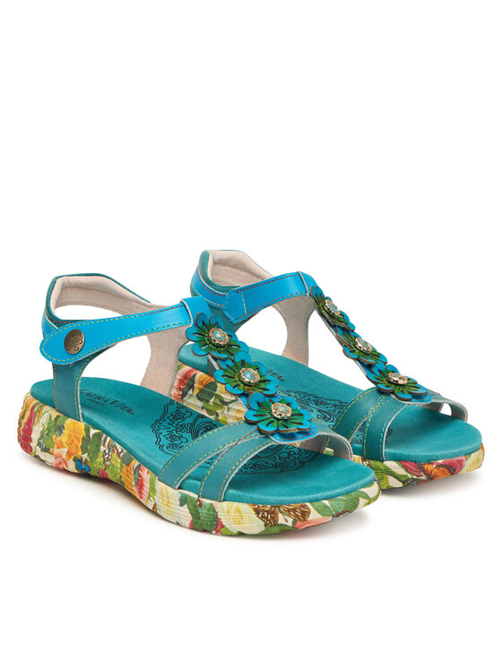 Laura Vita Laura Vita Босоніжки Sanao 54 Бірюзовий