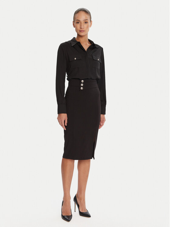 Rinascimento Rinascimento Пола тип молив CFC0126167003 Черен Slim Fit