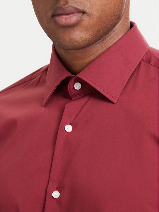 BOSS BOSS Hemd 50473265 Rot Regular Fit