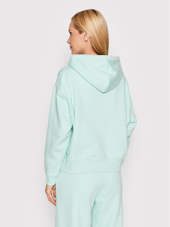 Lee Lee Bluza Essential L53PLJ40 112320679 Zielony Regular Fit