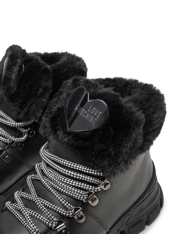 LOVE MOSCHINO LOVE MOSCHINO Škornji JA15484G0LIAS00A Črna