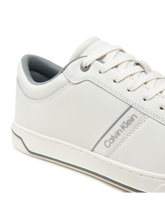 Calvin Klein Calvin Klein Sneakers Low Top Lace Up Logo HM0HM01491 Bianco