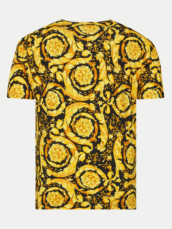 Versace Versace T-shirt 1000959 1A11188 Žuta Regular Fit