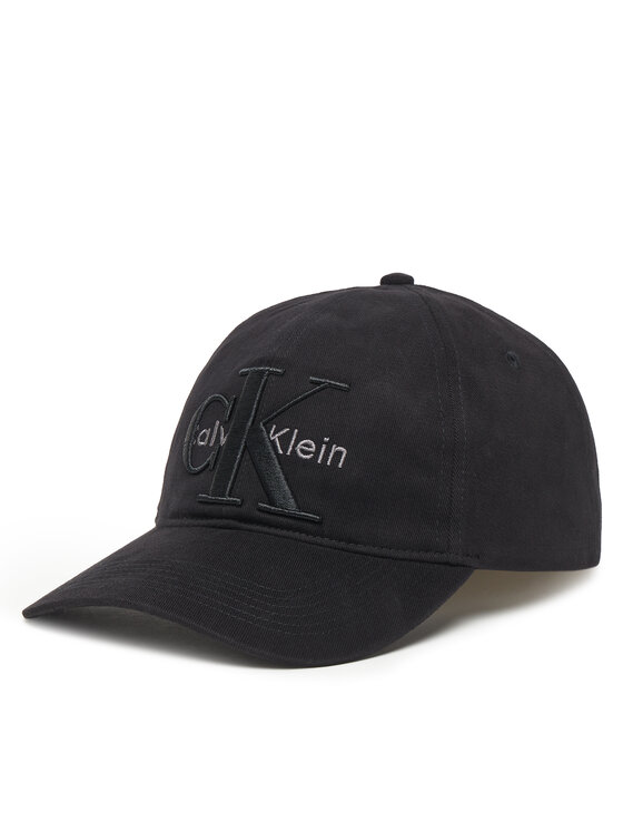Calvin Klein Calvin Klein Бейсболка Large Monologo LV04D5039G Чорний