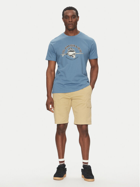 Quiksilver Quiksilver Tričko EQYZT08056 Modrá Regular Fit