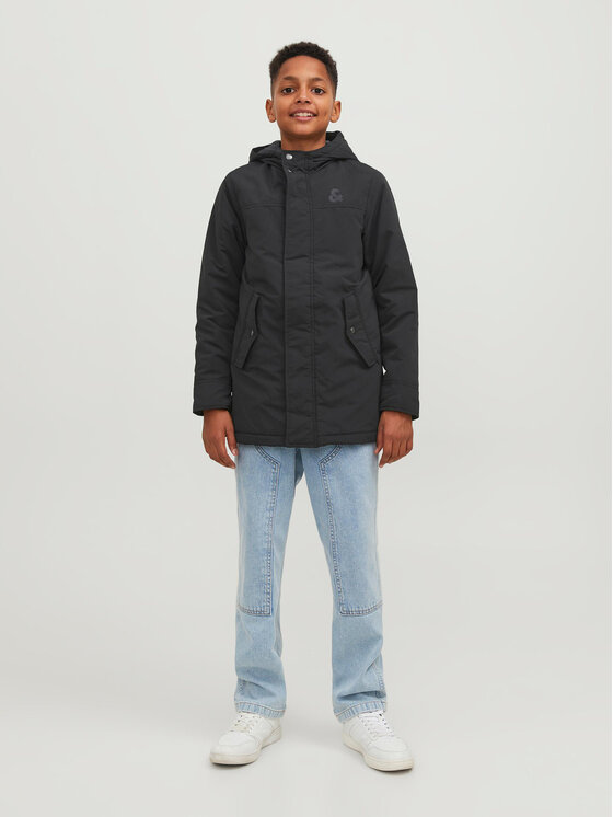 Jack&Jones Junior Jack&Jones Junior Μπουφάν χειμωνιάτικο 12236588 Μαύρο Regular Fit