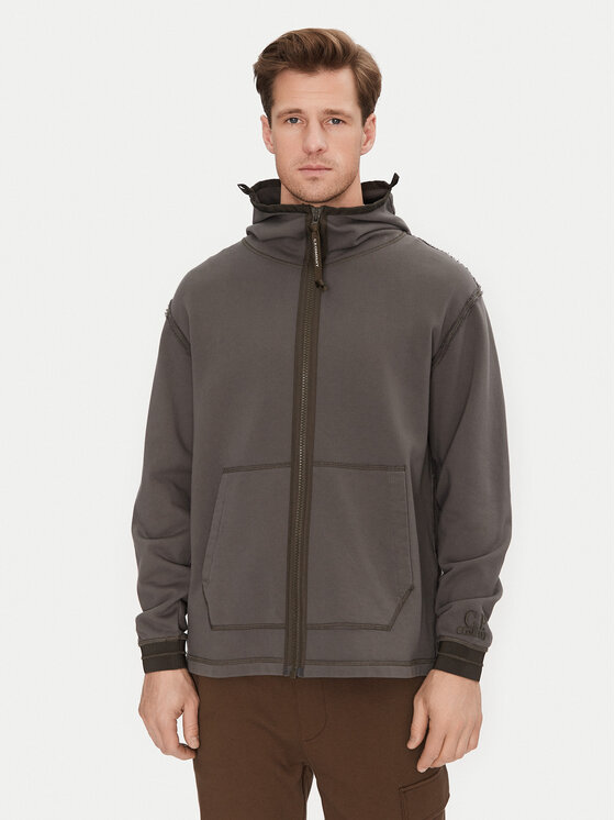 C.P. Company Mikina 18CMSS162A006090M Sivá Regular Fit