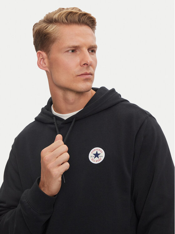 Converse Converse Μπλούζα Go-To Chuck Taylor 10026983-A01 Μαύρο Standard Fit
