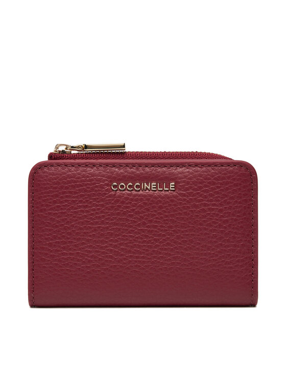 Coccinelle Coccinelle Малък дамски портфейл MW5 Metallic Soft E2 MW5 17 01 01 Бордо