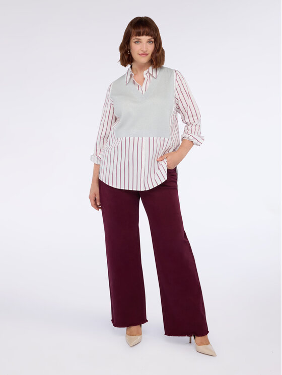 Fiorella Rubino Fiorella Rubino Camicia 5124T001368N0Z6 Bordeaux Regular Fit