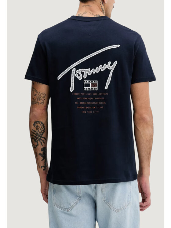 Tommy Jeans Tommy Jeans T-Shirt DM0DM22320 Μπλε Casual Fit