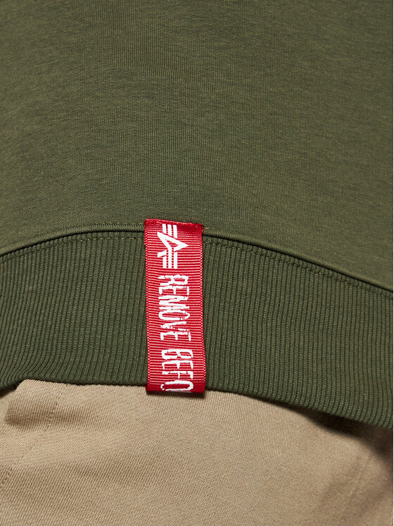 Alpha Industries Alpha Industries Džemperis ar kapuci Basic Sweater 178302 Zaļš Regular Fit