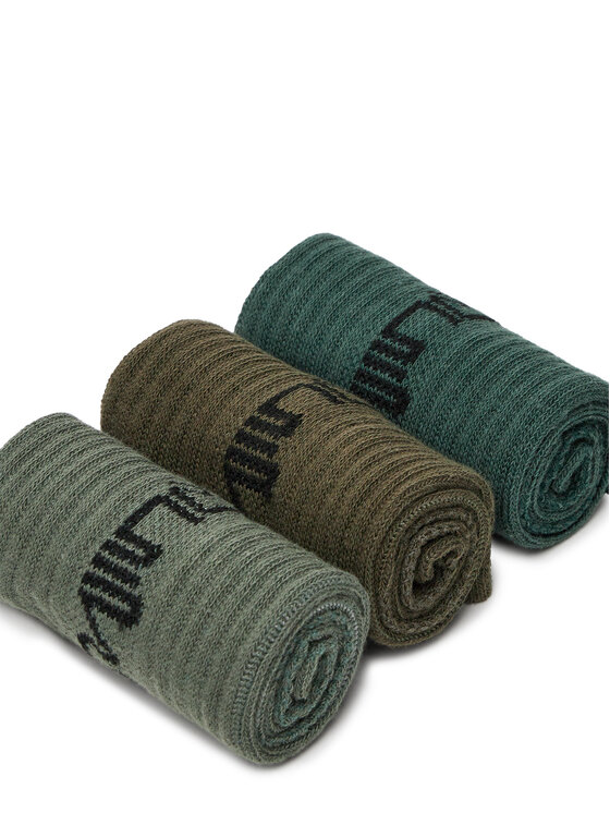 Quiksilver Quiksilver Nogavice AS_QUIKSILVER_100W_SS25 (3-PACK) Khaki