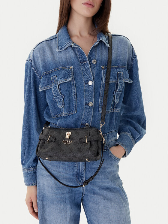 Guess Guess Дамска чанта Yesba Mini HWSG78 33720 Сив