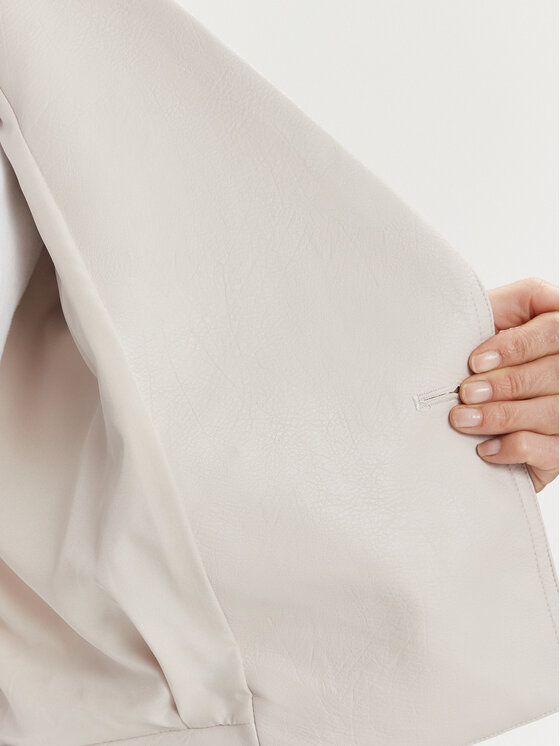 ONLY ONLY Яке от имитация на кожа Vera 15308584 Сив Regular Fit
