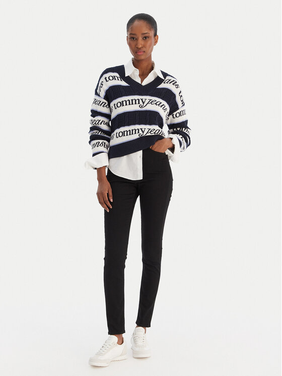 Tommy Jeans Tommy Jeans Blugi Sylvia DW0DW19936 Albastru Skinny Fit