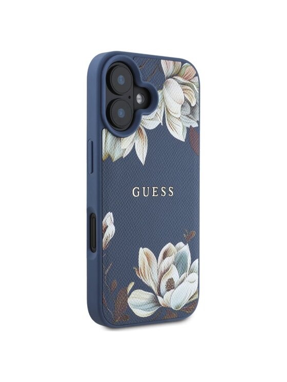 Guess Guess Etui na telefon Apple iPhone 16 Niebieski