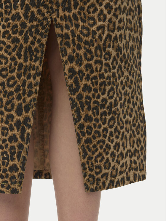 Vero Moda Vero Moda Farmer szoknya Veri 10331065 Barna Regular Fit