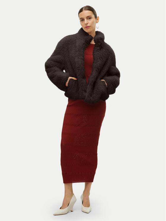 Vero Moda Vero Moda Kožušina Monroe 10315328 Hnedá Regular Fit