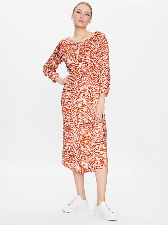 Sisley Sisley Kasdieninė suknelė 4KINLV034 Spalvota Regular Fit