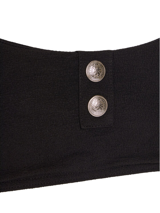 Tommy Hilfiger Tommy Hilfiger Bikini pezzo sopra UW0UW05815 Nero