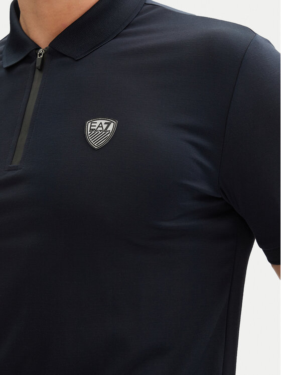 EA7 Emporio Armani EA7 Emporio Armani Polokošile 8NPF13 PJRGZ 1562 Tmavomodrá Regular Fit