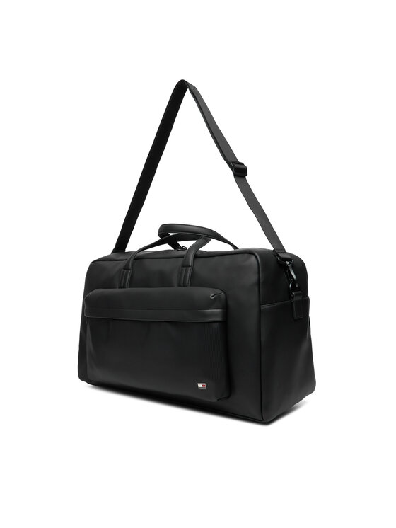 Tommy Hilfiger Tommy Hilfiger Σάκος Th Flag Duffle AM0AM14007 Μαύρο