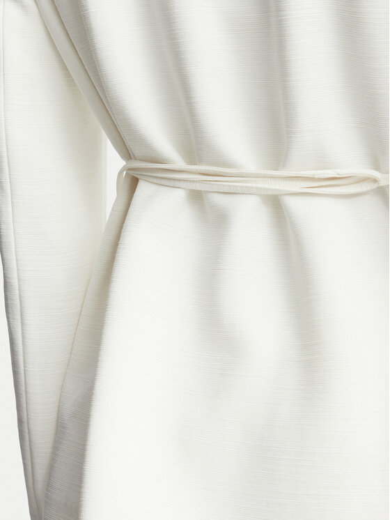 Calvin Klein Calvin Klein Marynarka LV044F408G Kremowy Regular Fit