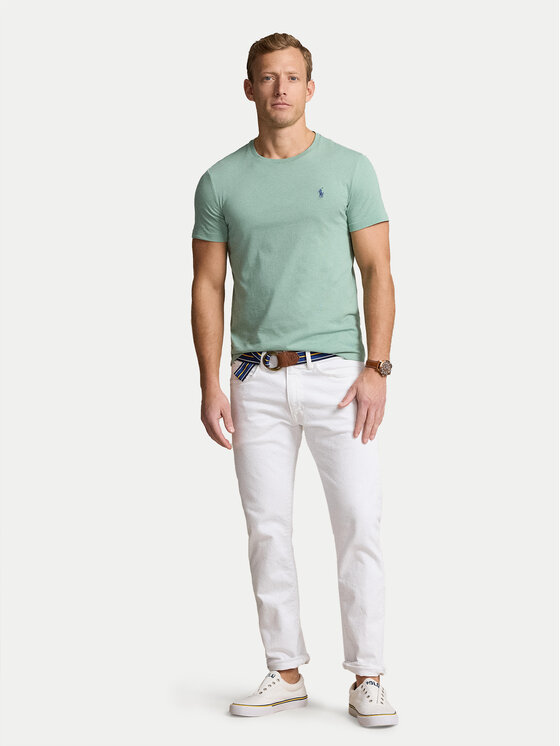 Polo Ralph Lauren Polo Ralph Lauren T-krekls 710671438375 Zaļš Custom Slim Fit