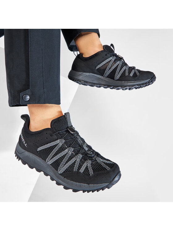 Merrell Merrell Snīkeri Wildwood Aerosport J036109 Melns