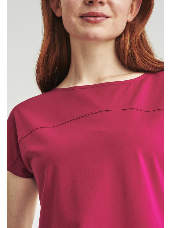 TATUUM TATUUM Bluzka MANDINI Różowy Classic Fit