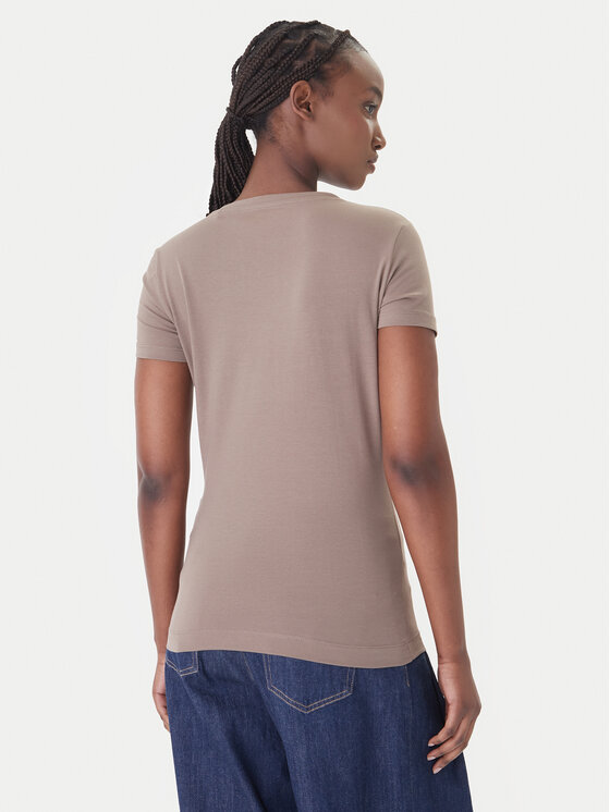 Guess Guess T-Shirt W6GI12 K3027 Brązowy Regular Fit