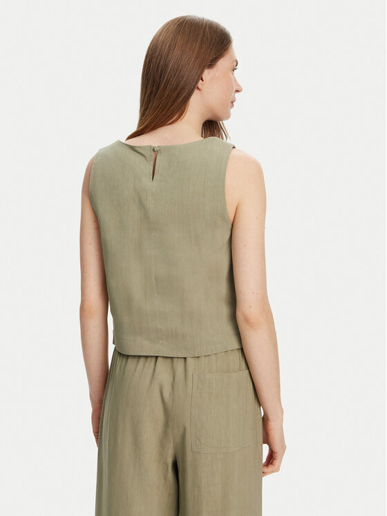 Marella Marella Top Terni 2513161055 Zielony Regular Fit