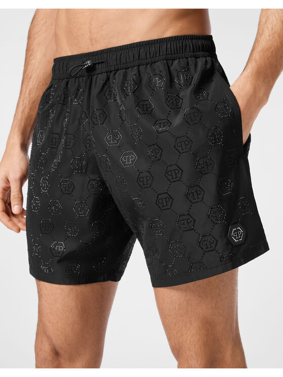 PHILIPP PLEIN PHILIPP PLEIN Szorty 23657 Czarny