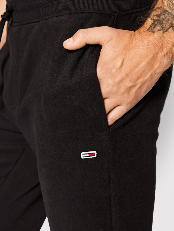 Tommy Jeans Tommy Jeans Dressipüksid DM0DM15380 Must Slim Fit
