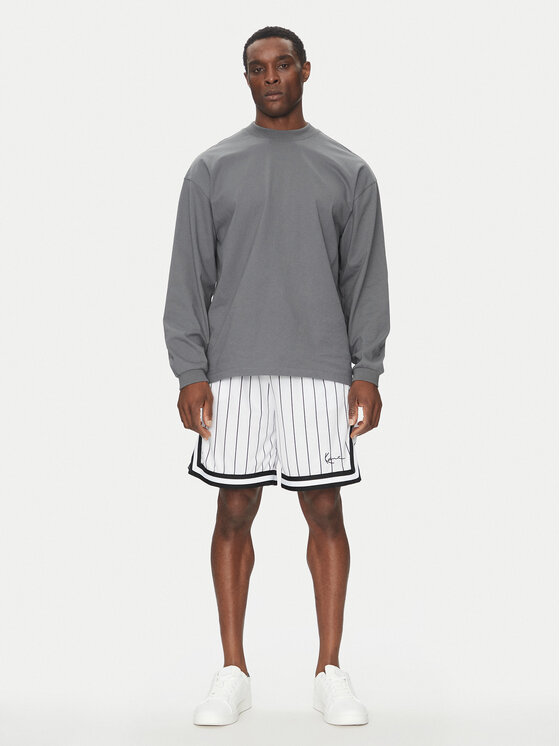Karl Kani Karl Kani Sportske kratke hlače Small Signature 6014921 Bijela Relaxed Fit