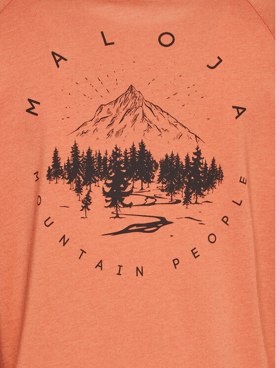 Maloja Maloja Športna majica Allegrinim 34154-1-8583 Roza Regular Fit