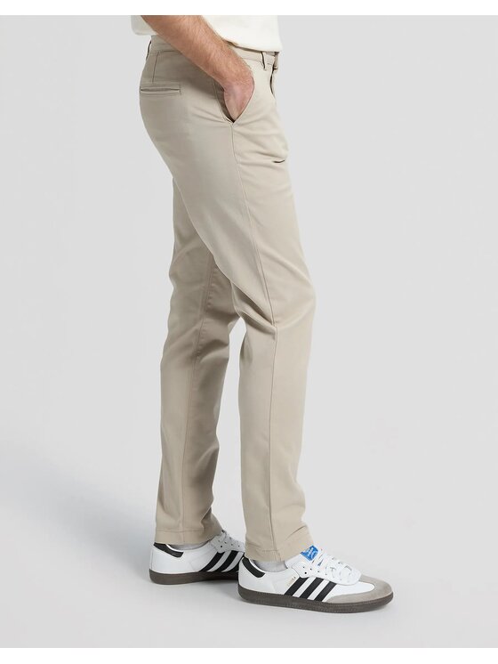 Lee Lee Spodnie materiałowe CHINO SLIM Beżowy Slim Fit