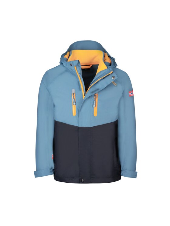 Trollkids Trollkids Kurtka przeciwdeszczowa 418-196 Niebieski Regular Fit
