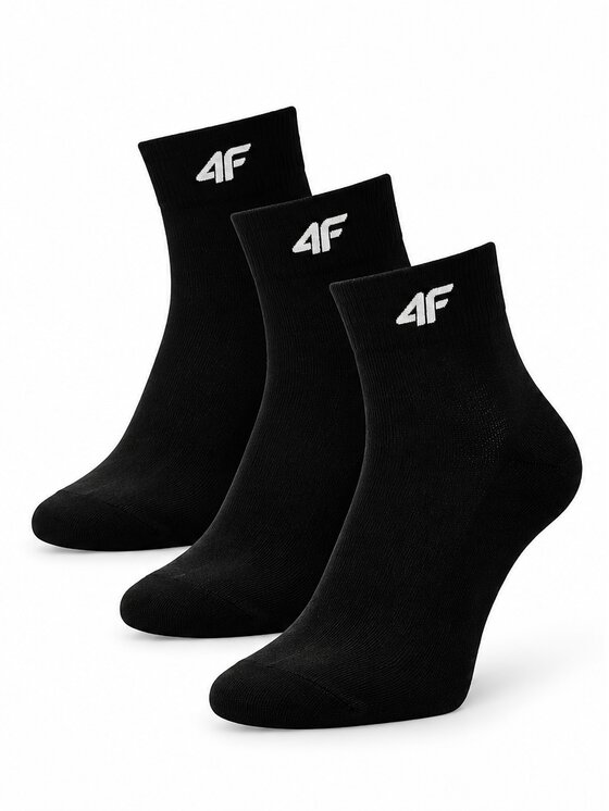 4F 4F Skarpety krótkie 4FWAW26USOCM0971-20S Czarny