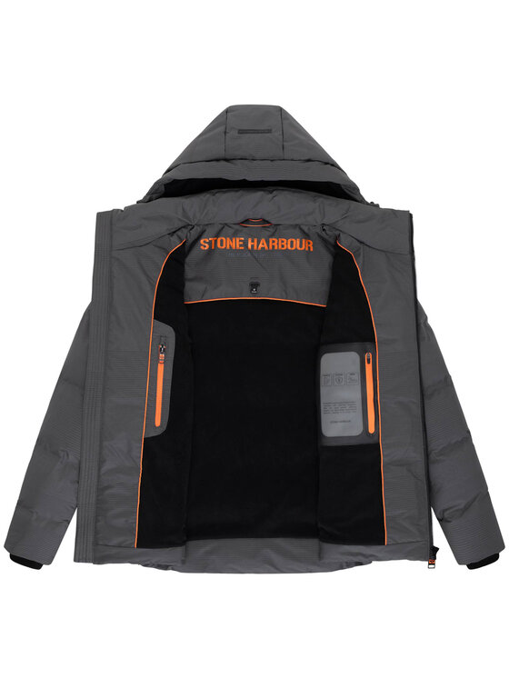 Stone Harbour Stone Harbour Kurtka zimowa Gavriloo Szary Regular Fit
