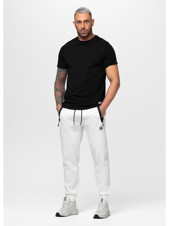 PITBULL PITBULL Spodnie dresowe DOGWOOD Biały Regular Fit