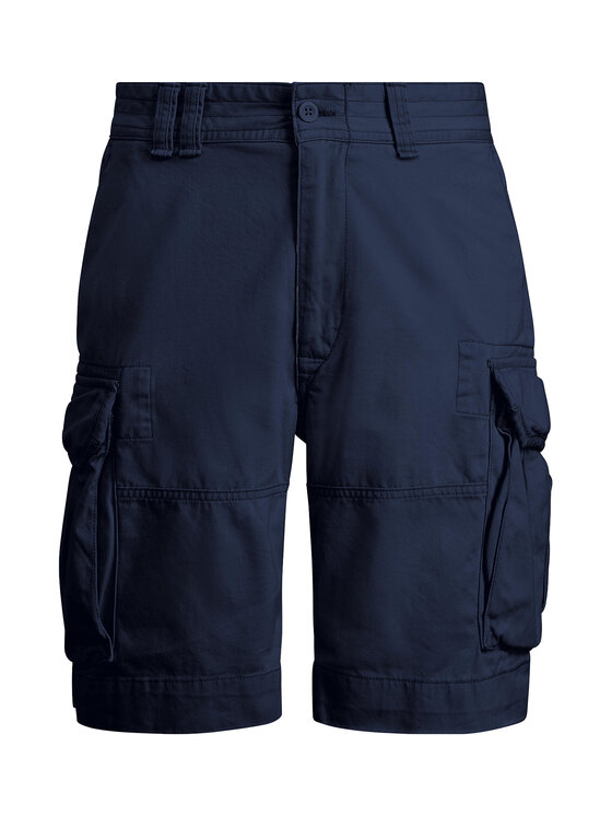 Polo Ralph Lauren Polo Ralph Lauren Kratke hlače iz tkanine 710548502005 Mornarsko modra Classic Fit